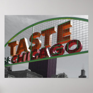 Chicago Taste Poster