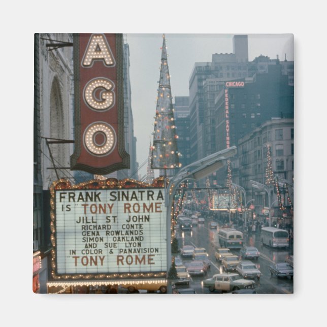 Chicago Theater 1967-jul på State Street Magnet (Framsidan)