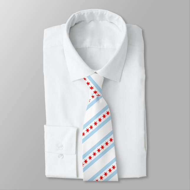 Chicago Ties, mode USA, Chicago Flagga business Slips (Bunden)