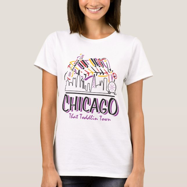 CHICAGO-TODDLIN-TOWN T-SHIRT (Framsida)