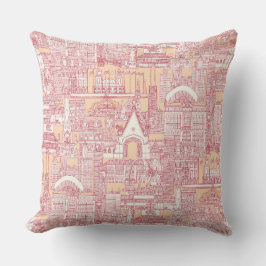 Chicago toile sylt peach jelly kudde