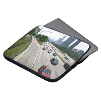 Chicago-trafik i sandsten laptop fodral