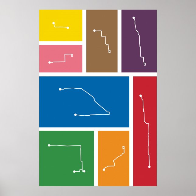 Chicago - Transitpaletter Poster (Framsidan)