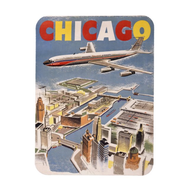 Chicago Travel Magnet (Vertikal)