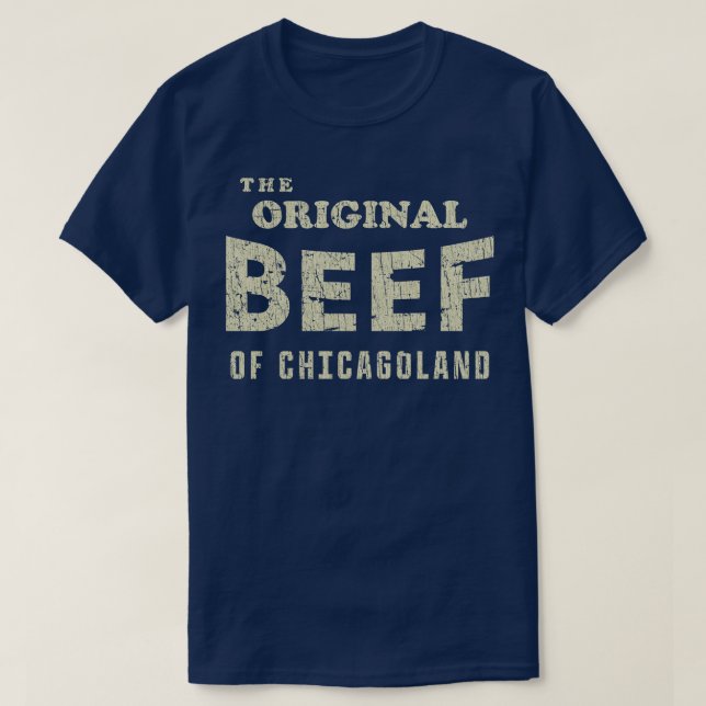 Chicago TShirtOriginalnötköttet av Cikagoland 0 T Shirt (Design framsida)