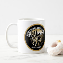 Chicago tysk schäfer afrikansk kulturarv stolthet  kaffemugg