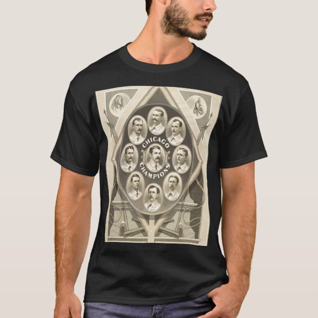 Chicago ungar segrar den 1st medborgarestanderten tee shirt (Framsida)