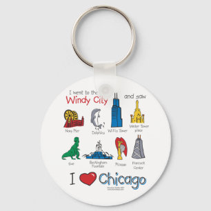 Chicago--Unge-Symbol-NYTT [Co Nyckelring