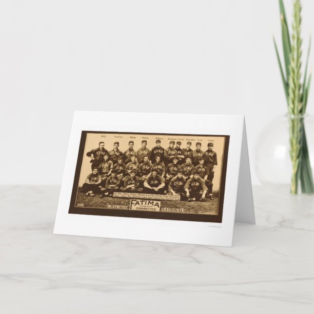 Chicago ungebaseball 1913 kort (Framsida)