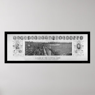 Chicago ungebaseball kämpar för fotoet 1907 poster