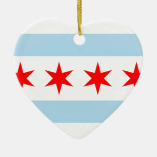 Chicago United States Julgransprydnad Keramik