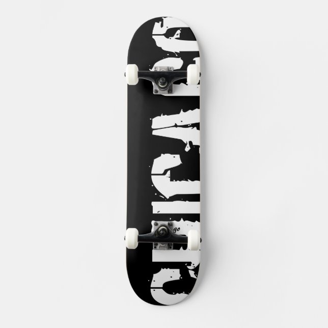 Chicago - Urban Stil Skateboard Bräda 19,5 Cm (Framsida)
