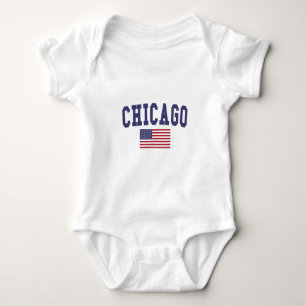 Chicago US Flagga Tröja