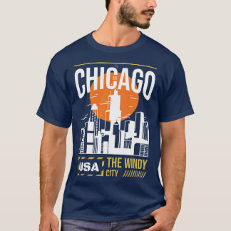 chicago usa den torra staden TShirt T Shirt