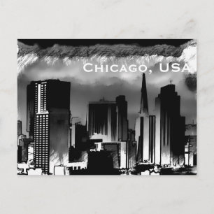 Chicago, USA, Vintage resor Tourism Add Vykort