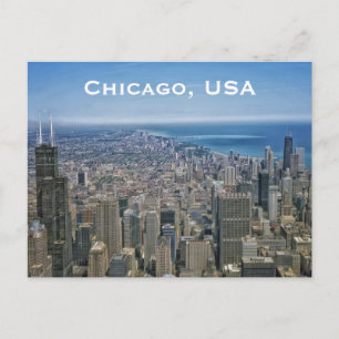 Chicago, USA, Vintage resor Tourism Add Vykort