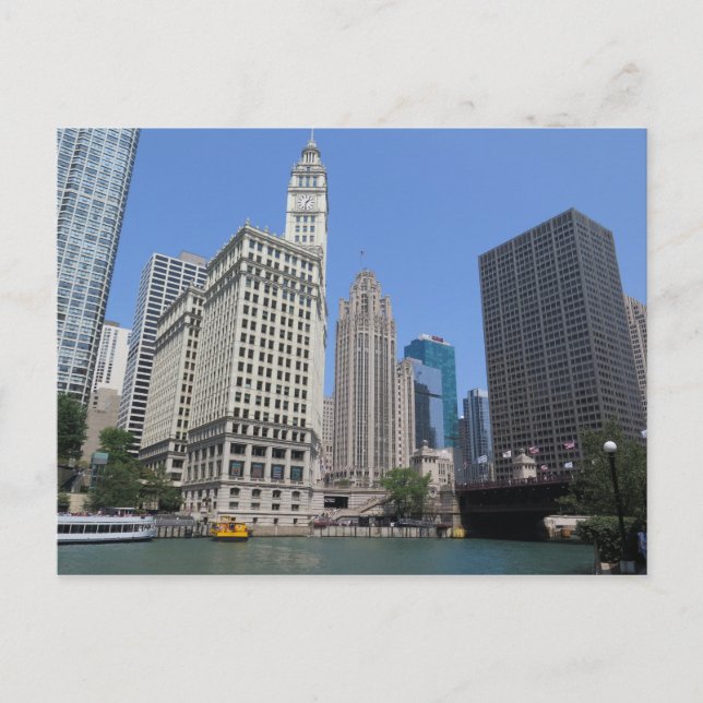 Chicago USA Vykort (Framsida)