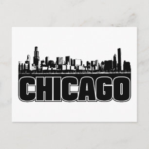 Chicago Utsikt Vykort