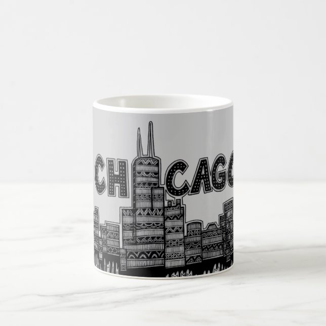 Chicago v2 kaffemugg (Center)