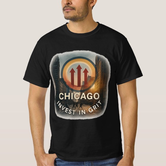 Chicago Value T-Shirt | Dagens Grit Tee (Framsida)