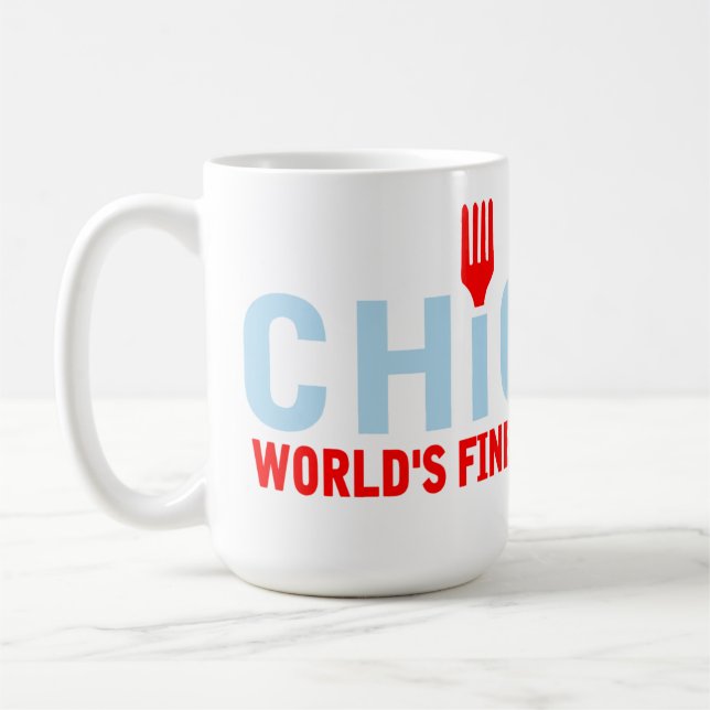Chicago, världens finaste restauranger kaffemugg (Vänster)