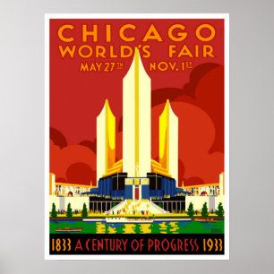 Chicago världs mässa 1933 poster