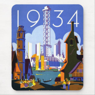 Chicago världs mässa 1934 musmatta