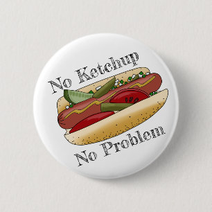 Chicago varmkorvar knäppas knapp