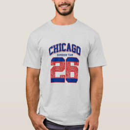 Chicago varsity letter athletic  t shirt