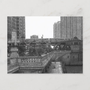 Chicago… vid floden vykort