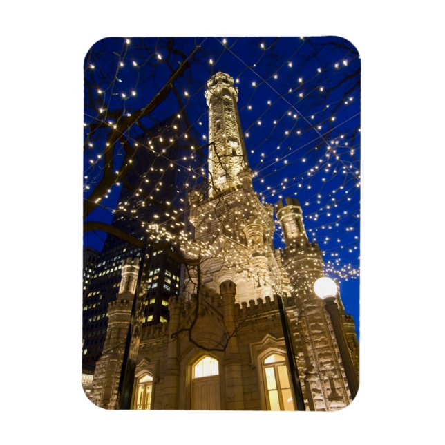 Chicago vid jul magnet (Vertikal)