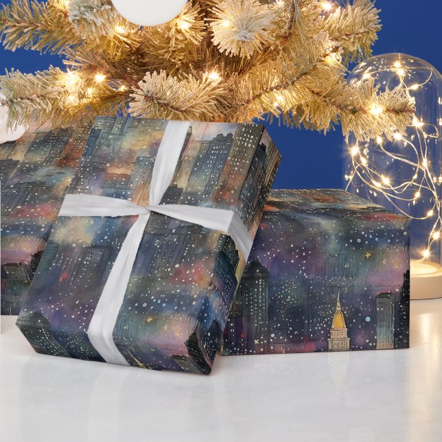 Chicago vid jul- och nyårshelgerna presentpapper (Helgdagar)