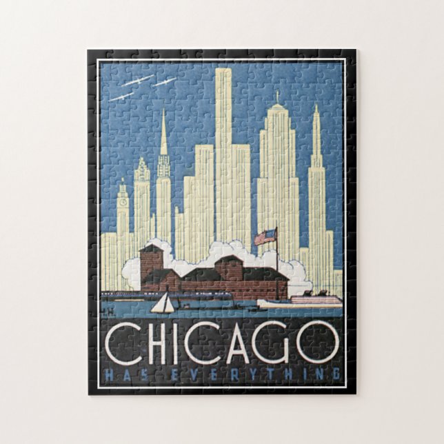 Chicago Vintage pussel (Vertikal)