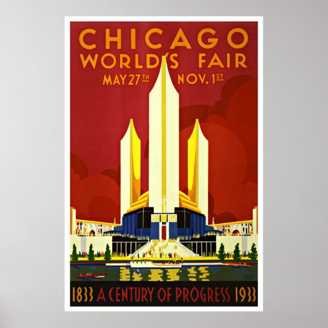 Chicago - Vintage resor Poster (Framsidan)