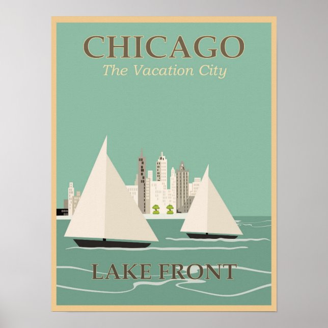 Chicago Vintage resor Poster (Framsidan)
