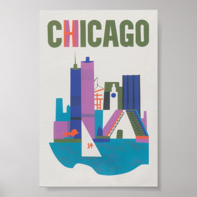 Chicago Vintage resor Poster (Framsidan)
