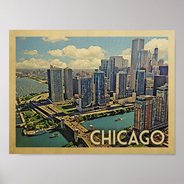 Chicago Vintage resor Poster (Framsidan)