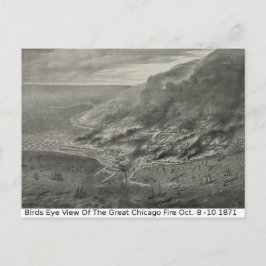 Chicago Vintage View, Underbara Chicago Fire Vykort