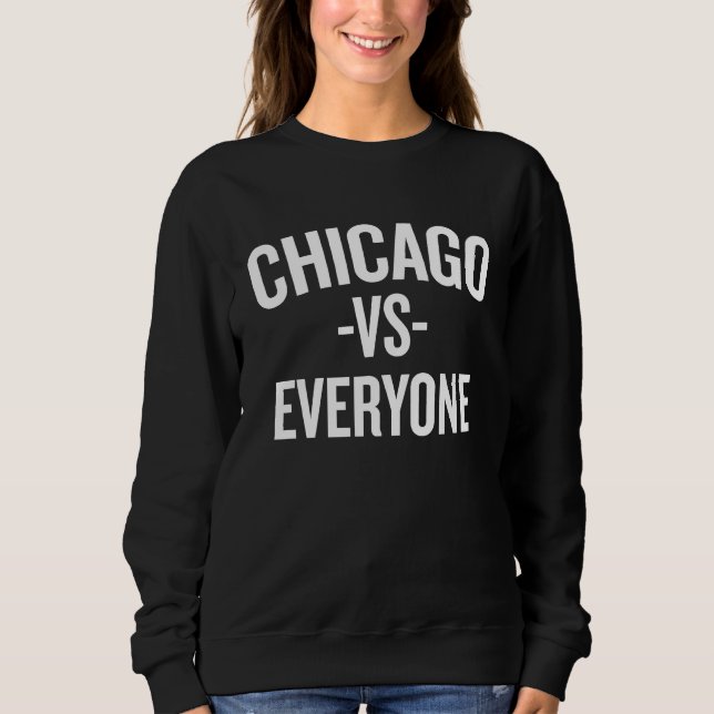 Chicago Vs Everyone Halloween Christmas  Cool H T Shirt (Framsida)