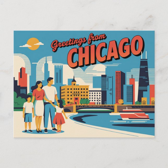 Chicago Vykort (Framsida)
