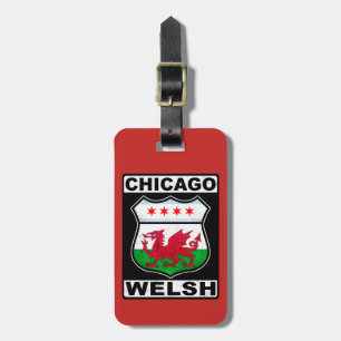 Chicago Welsh American Luggage Tag Template Bagagebricka