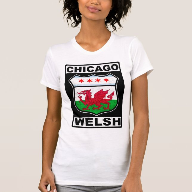 Chicago Welsh American T Shirt (Framsida)