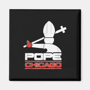 Chicago White Cassox Pope Leo T-shirt.png Magnet