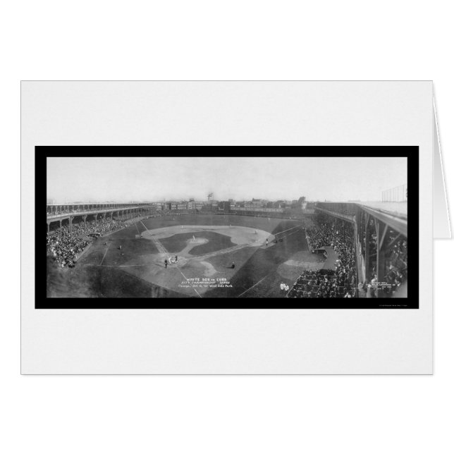 Chicago White Sox ungefoto 1909 Hälsningskort (Framsidan Horizontal)