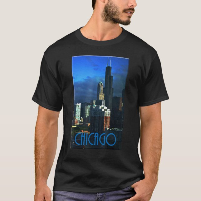 Chicago Willis Torn Photo T Shirt (Framsida)