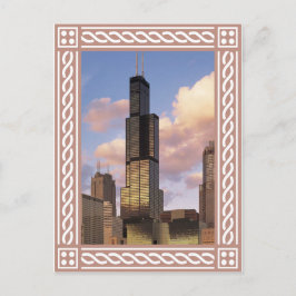 Chicago - Willis Torn - Sears Torn Postcard Vykort