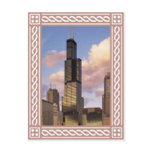 Chicago - Willis Torn - Sears Torn Postcard