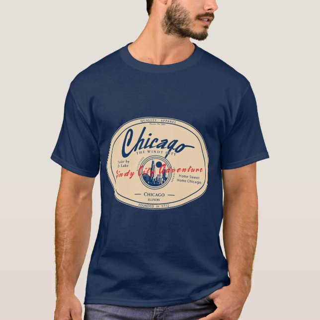 Chicago Windy City Äventyr Tee (Framsida)