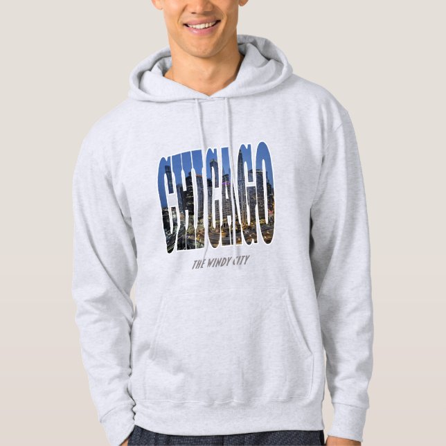 Chicago - Windy City Hoodie (Framsida)