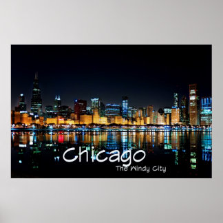 CHICAGO - WINDY CITY POSTER